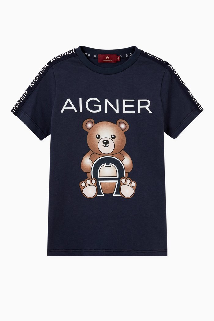 

Bear T-shirt in Jersey, Blue