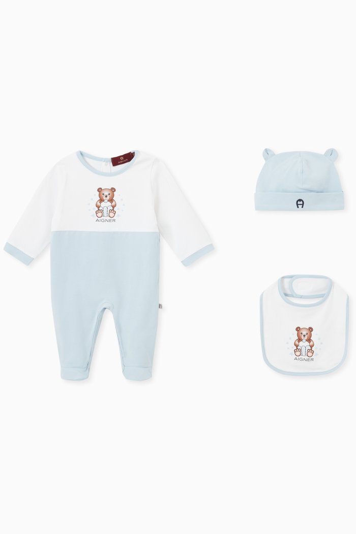 

Bear Pyjamas in Cotton, Blue