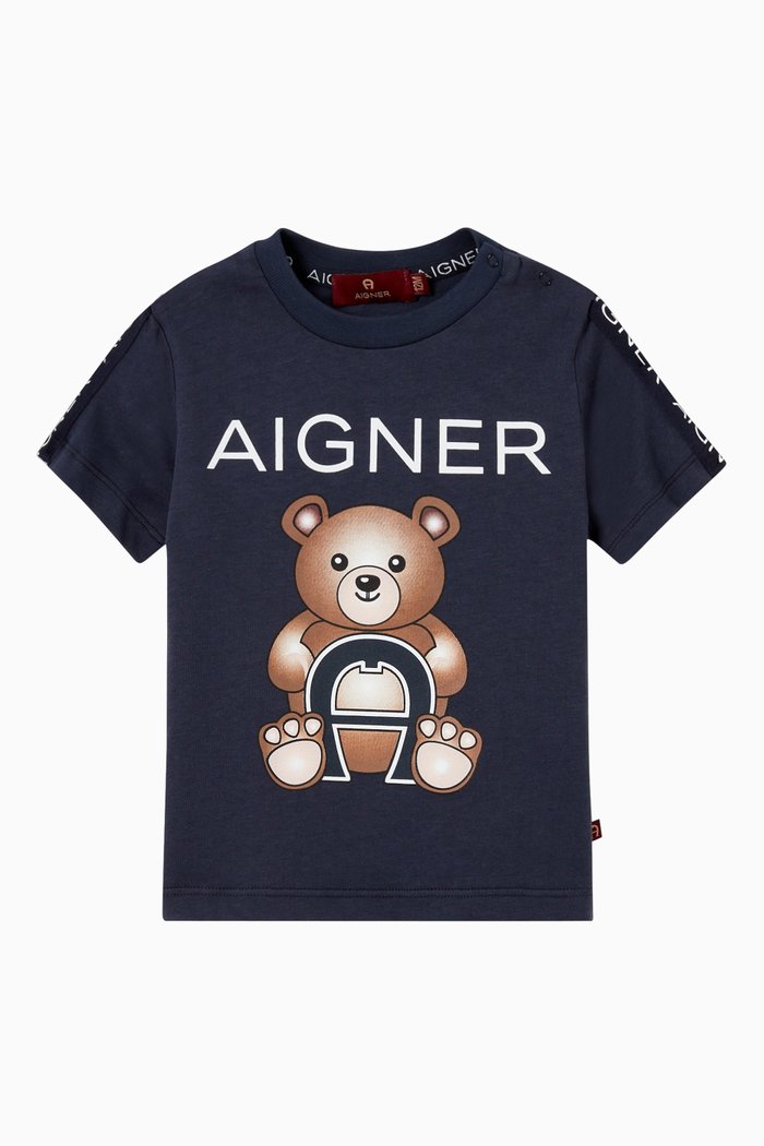 

Bear T-shirt in Jersey, Blue