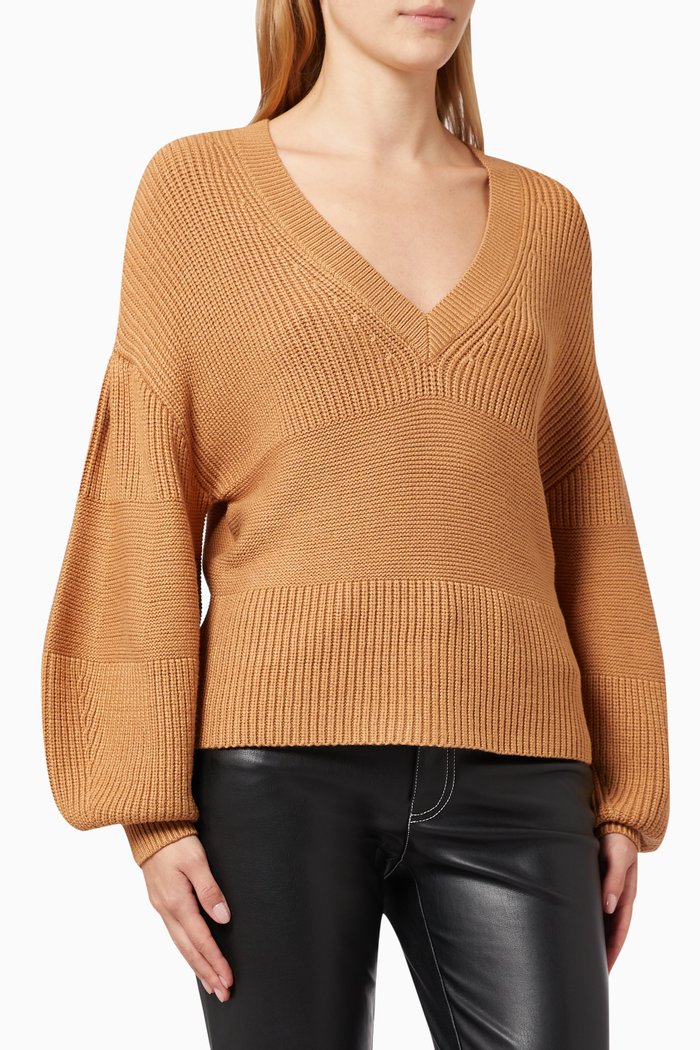 

Rye Sweater in Knit, Brown