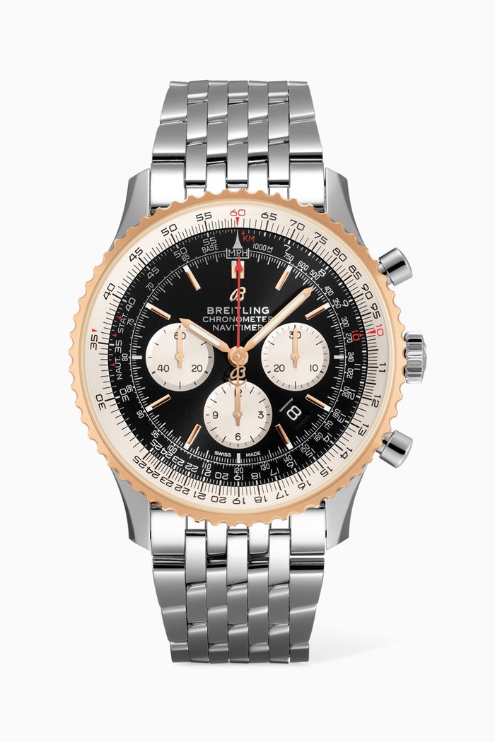 

Navitimer B01 Chronograph 46 with 18kt Red Gold, Black