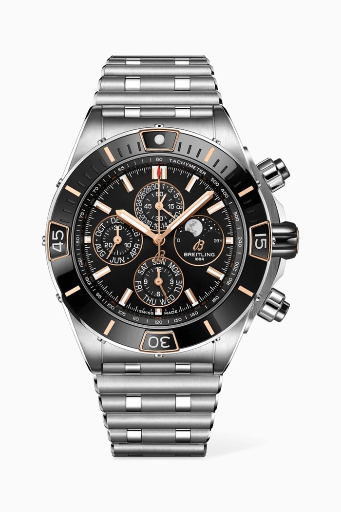 

Super Chronomat 44 Four-year Calendar with 18kt Red Gold, Black