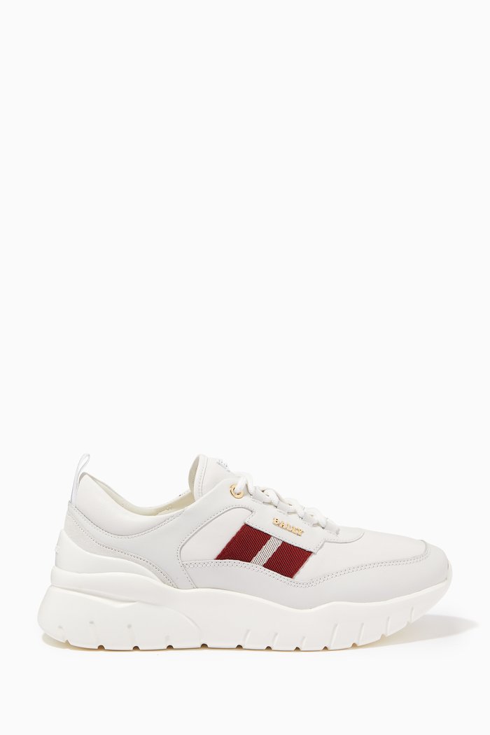 

Biara Sneakers in Calf Leather, White