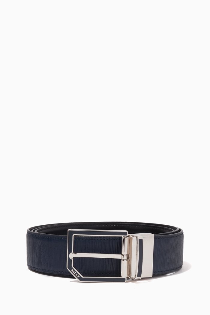 

B Buckle Belt in Leather, Black