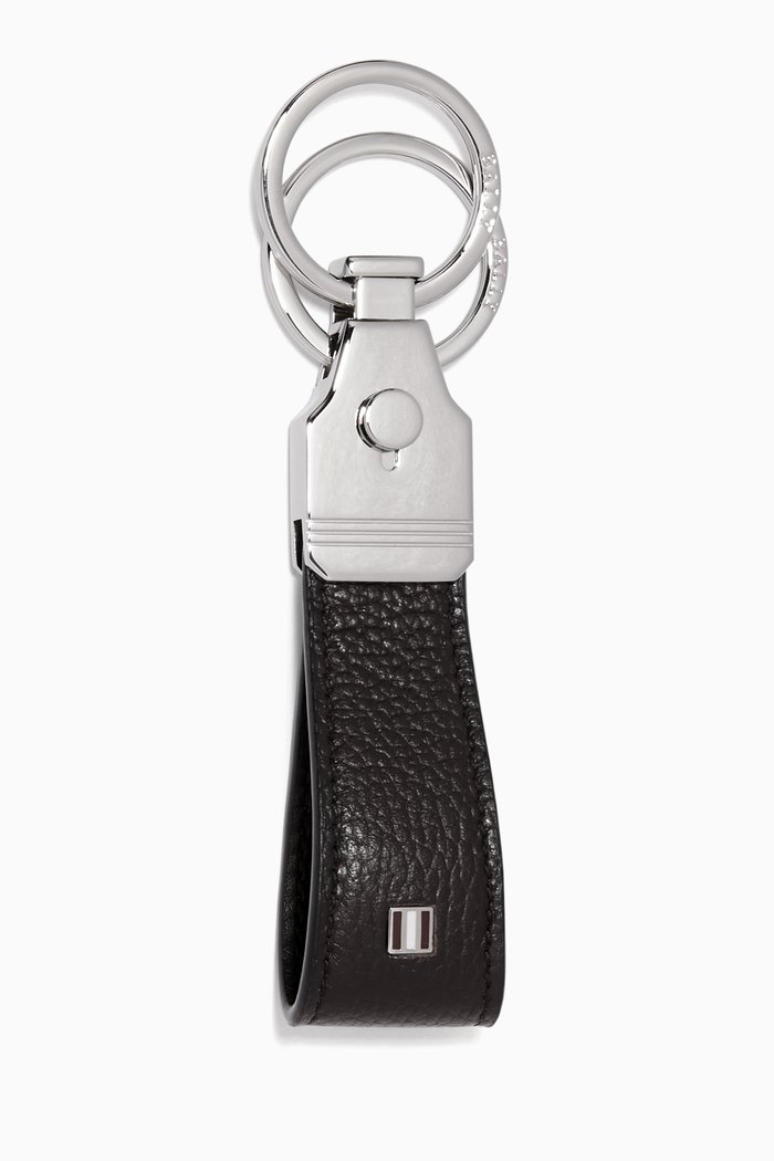 

Gohly Key Holder in Embossed Leather, Black