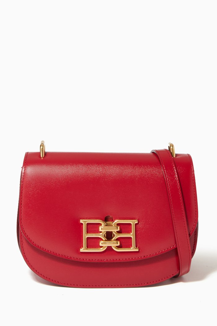 

Baily Minibag in Embossed Leather, Red