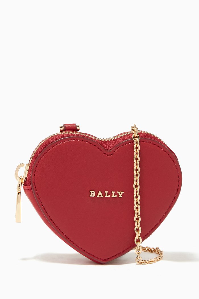 

Hellie Coin Purse in Lamb Leather, Red