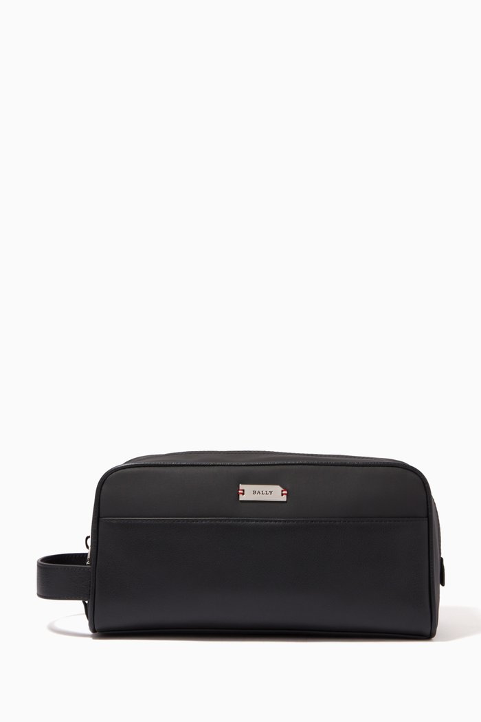 

Vakimo Washbag in Cotton Mix, Black