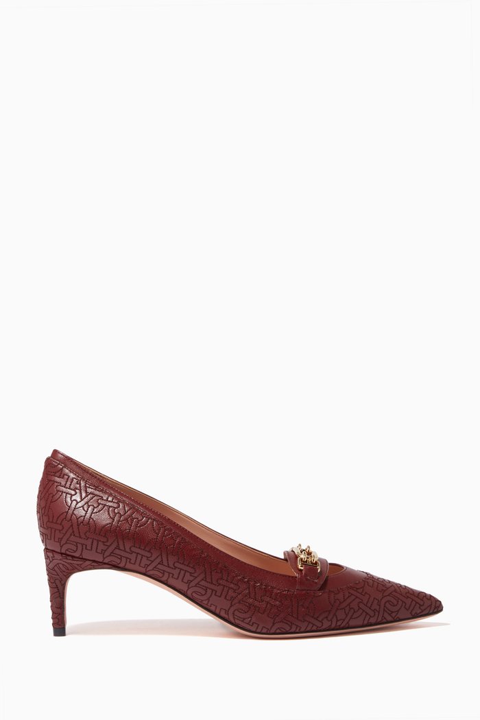 

Daika 55 Pumps in Monogram Quilted Nappa, Burgundy