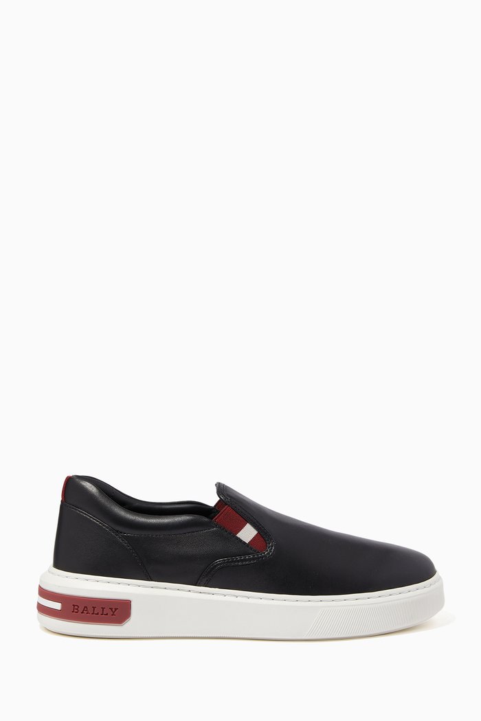 

Mya Sneakers in Lamb Leather, Black