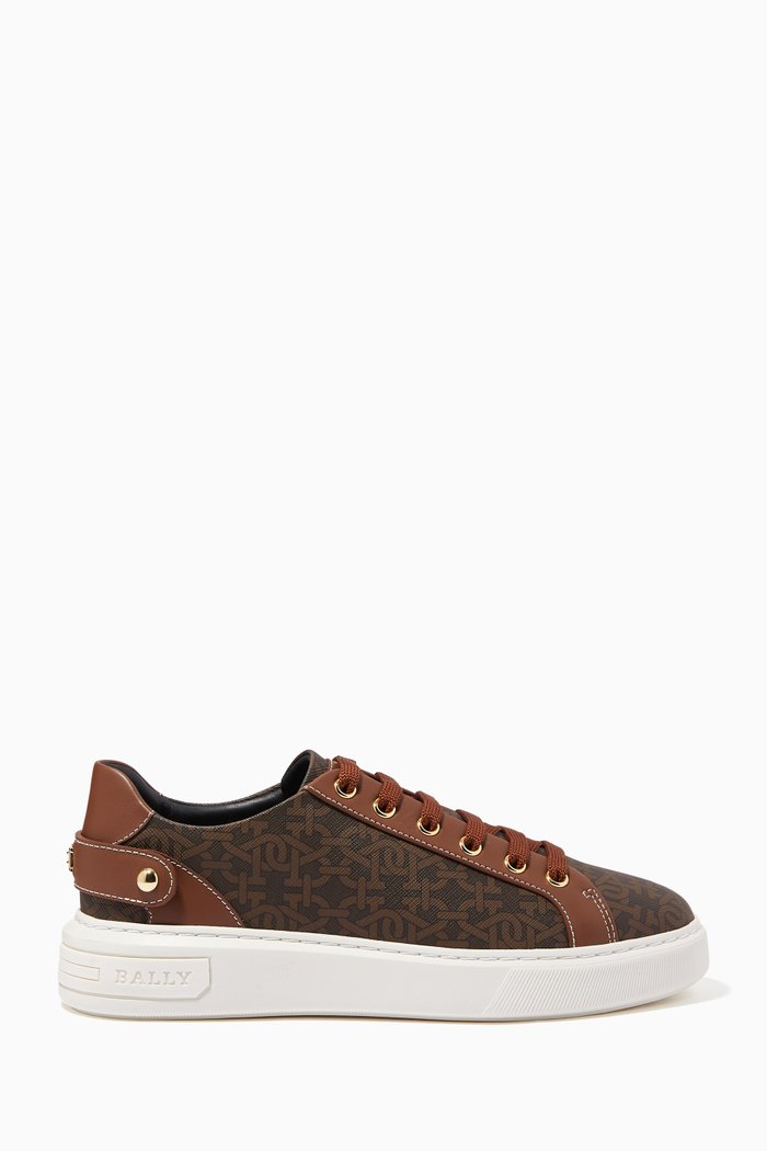 

Malya Sneakers with Monogram, Brown