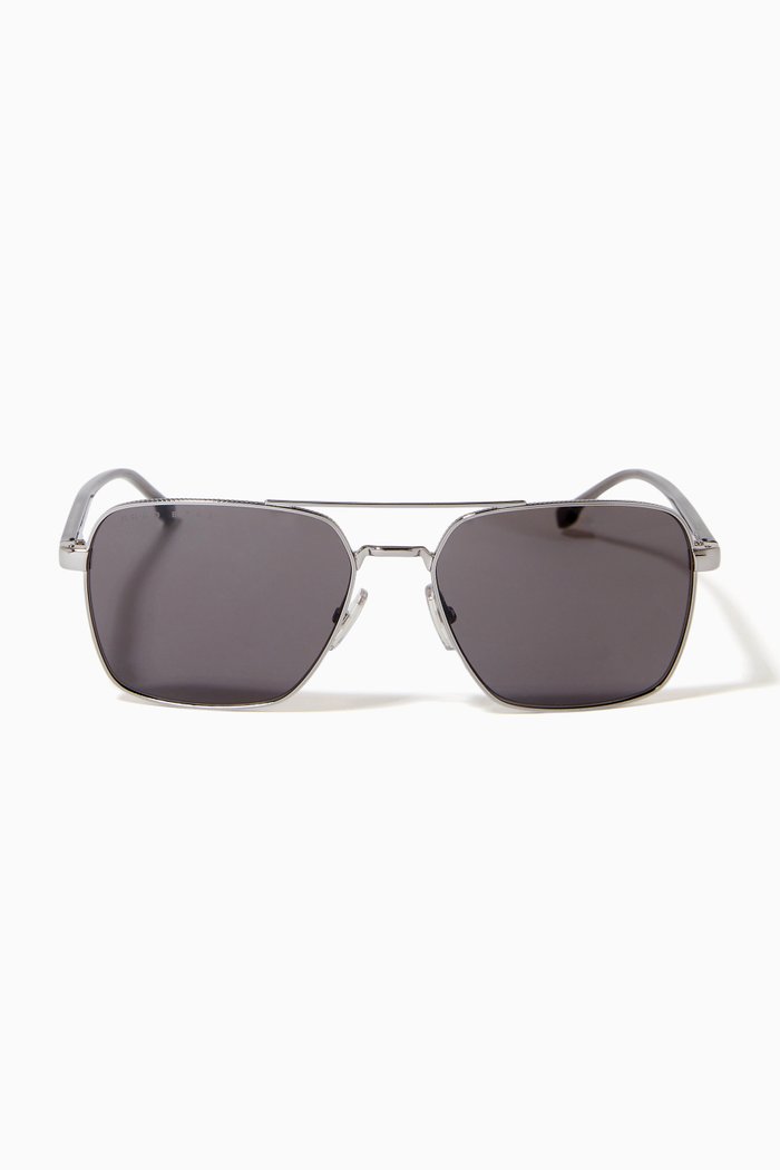 

Navigator Sunglasses, Silver