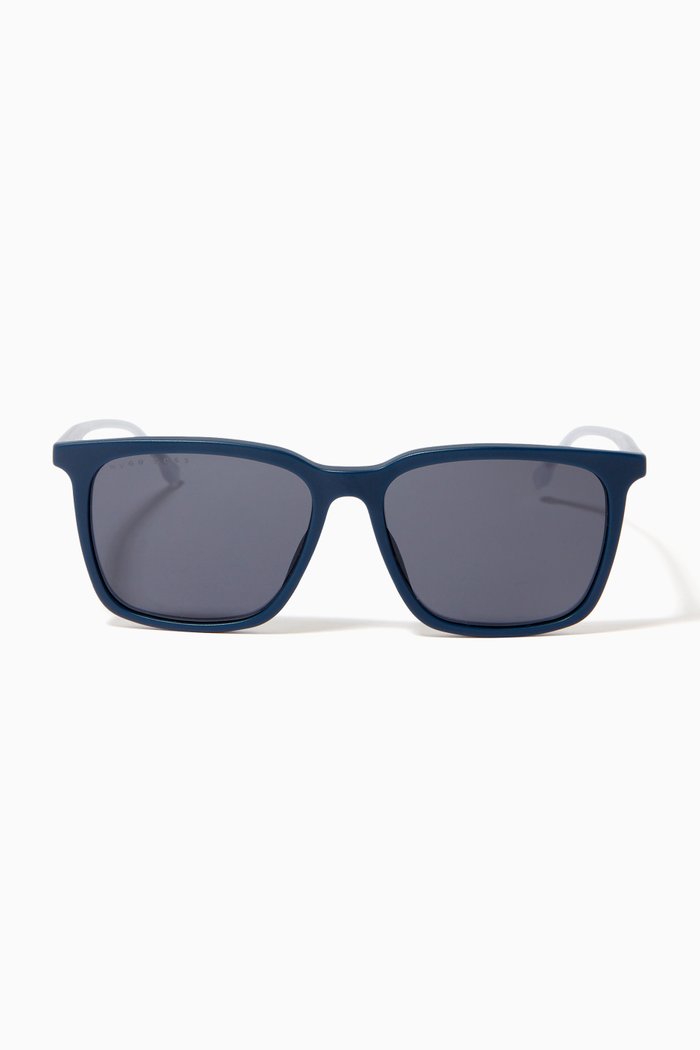 Rectangle Sunglasses, Blue