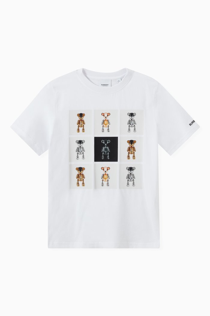 

Thomas Bear T-shirt in Cotton, White