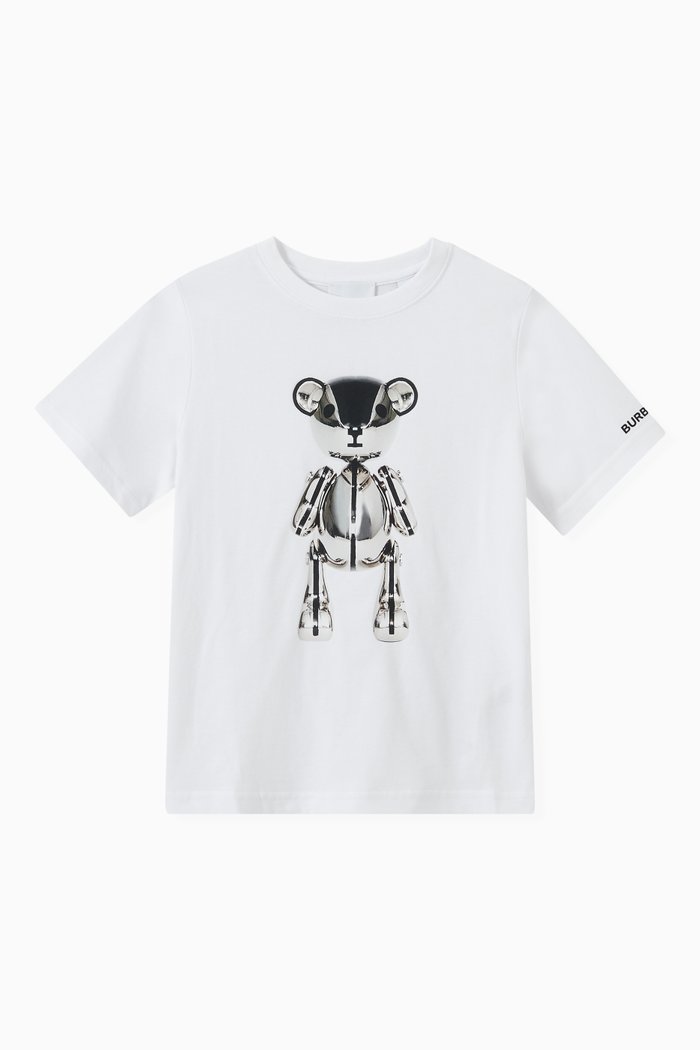

Thomas Bear T-shirt in Cotton, White