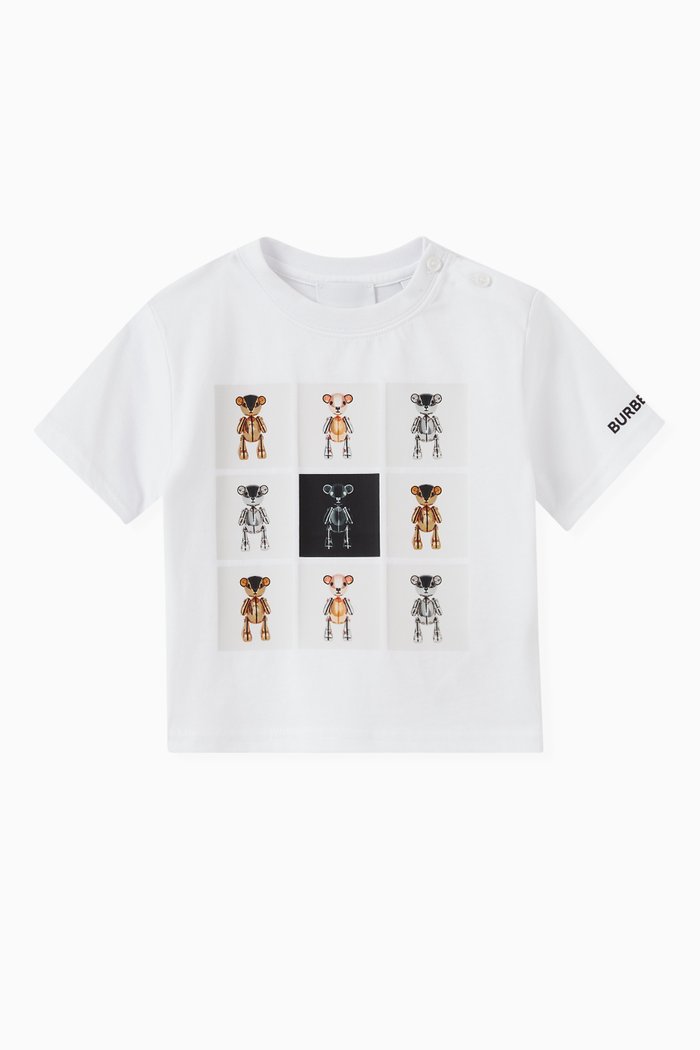 

Thomas Bear T-shirt in Cotton, White