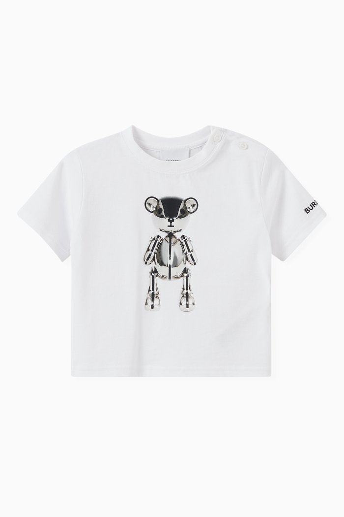 

Thomas Bear T-shirt in Cotton, White
