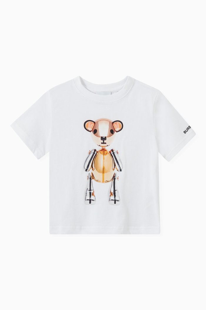 

Thomas Bear T-shirt in Cotton, White
