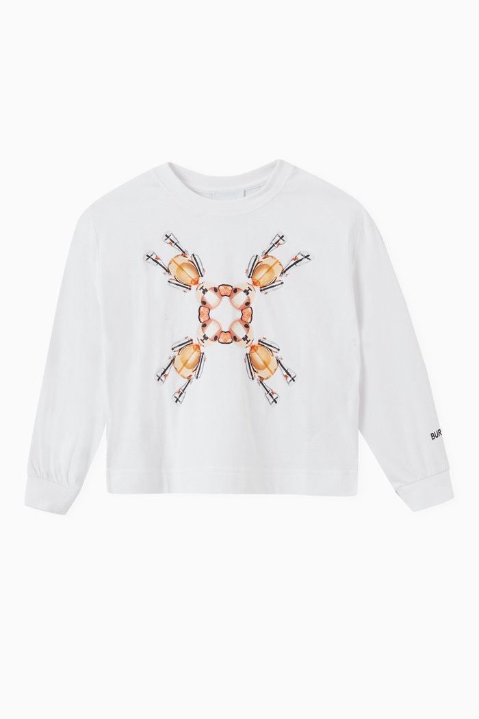 

Thomas Bear Top in Cotton Jersey, White