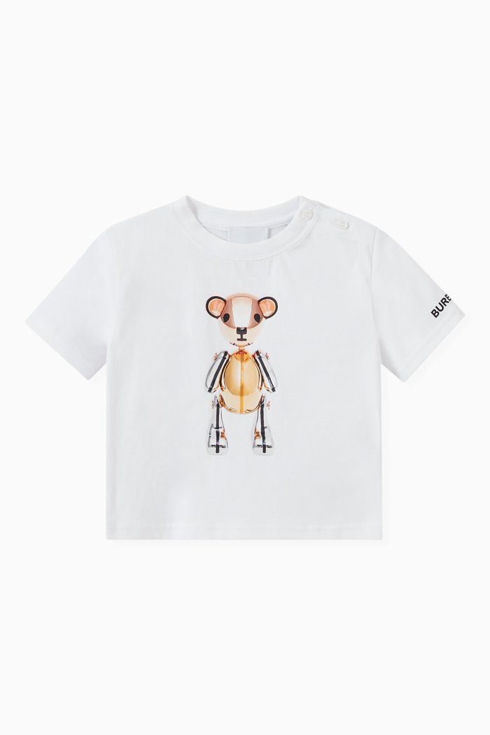 

Thomas Bear T-shirt in Cotton, White