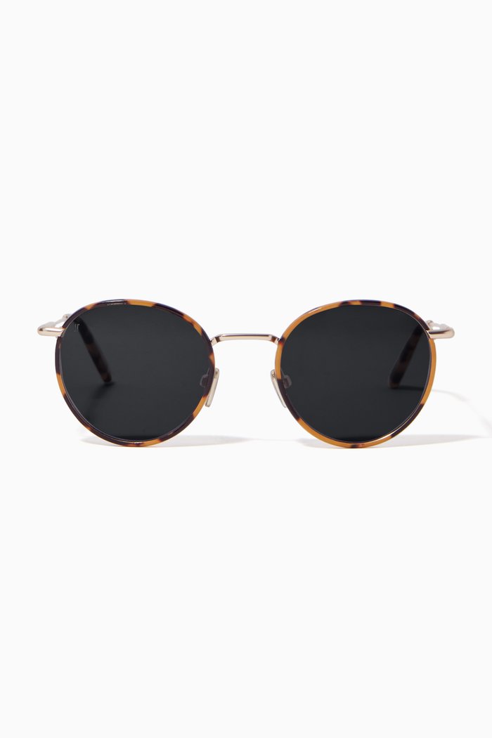 The Astoria Sunglasses in Acetate, Black