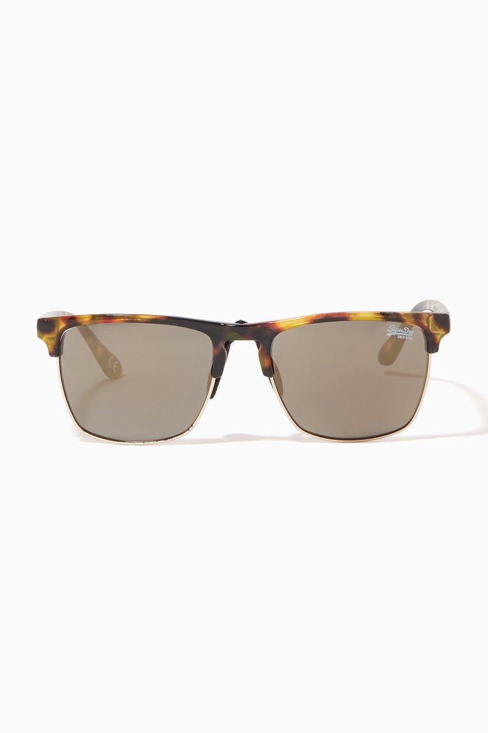 

Fira Sunglasses in Acetate & Metal, Brown