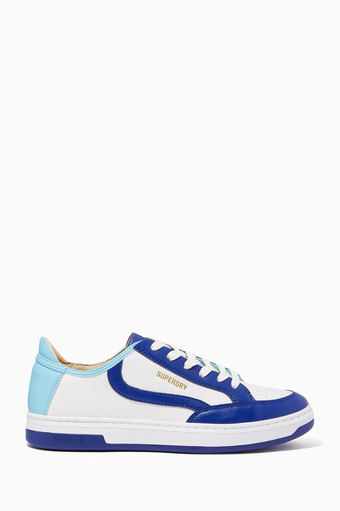 

Vegan Basket Lux Low Sneakers in Vegan Leather, Multicolour