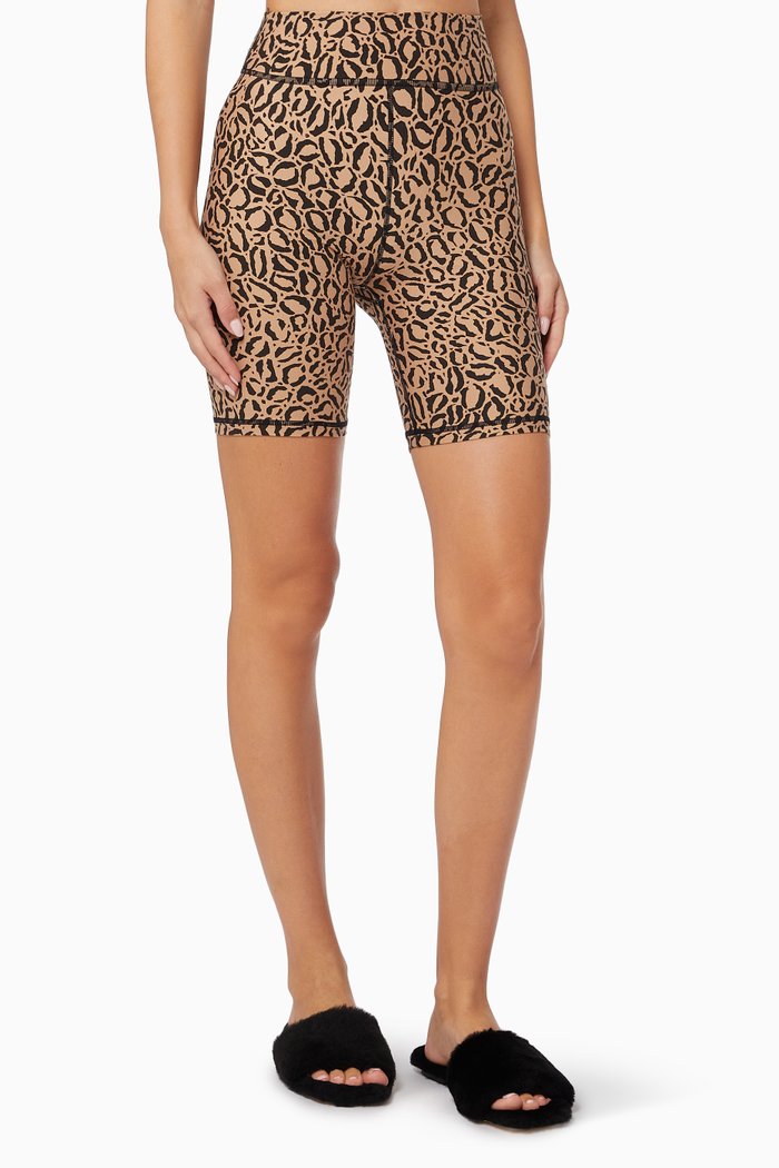 

Animal Print Spin Shorts in Nylon, Multicolour