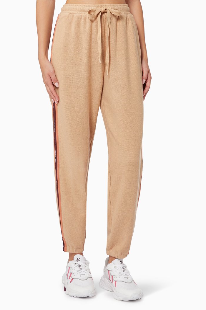 

Elevate Mantra Track Pants in Reversed Loopback Cotton, Neutral
