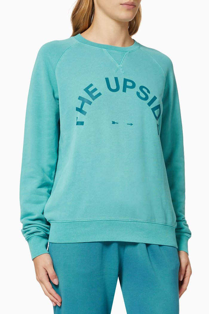 

Bondi Sweatshirt in Loopback Cotton, Blue