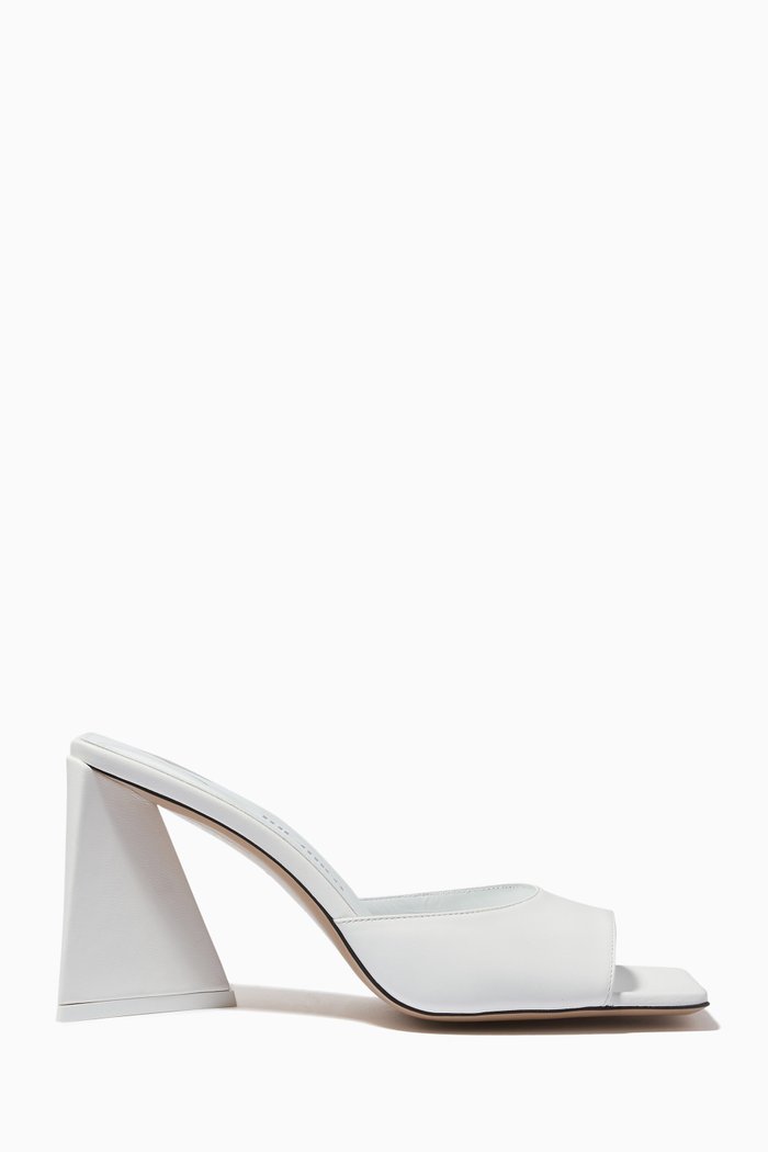 

Devon 85 Sandals in Nappa, White