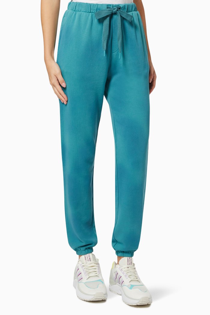 

Moonstone Lennox Track Pants in Loopback Cotton, Blue