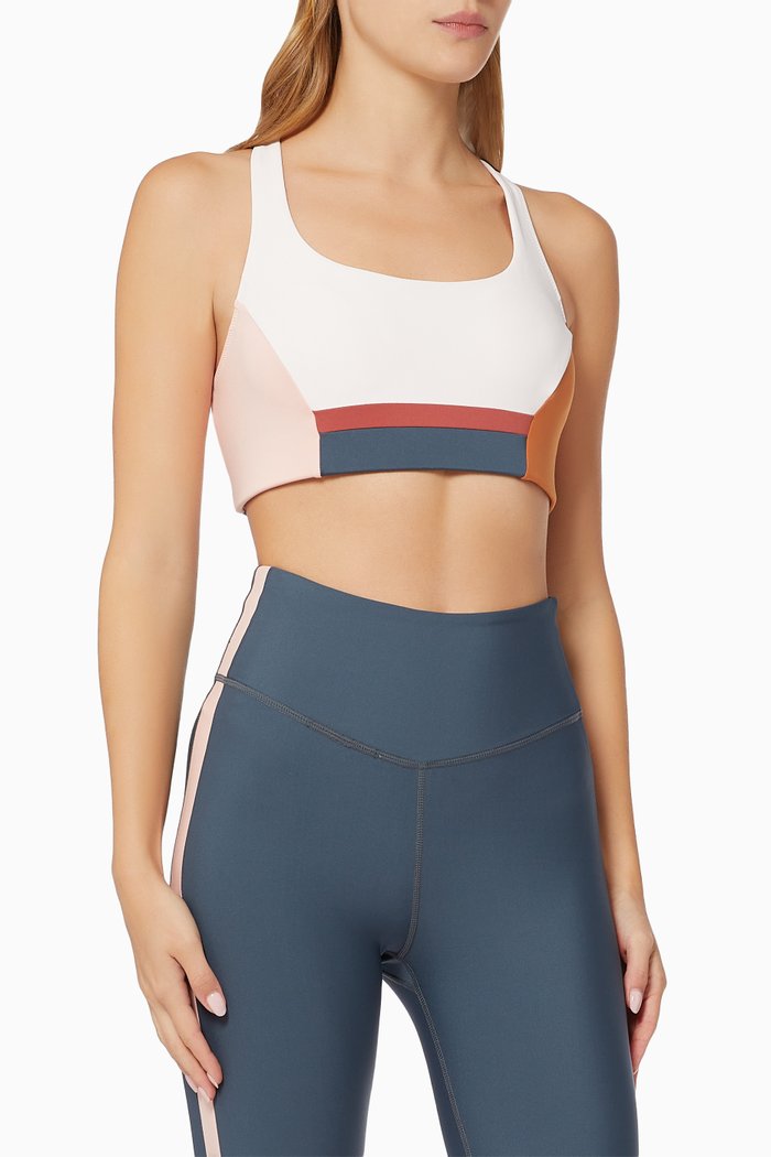 

Alicante Colour-block Sandy Bra in Matte Tech, Multicolour