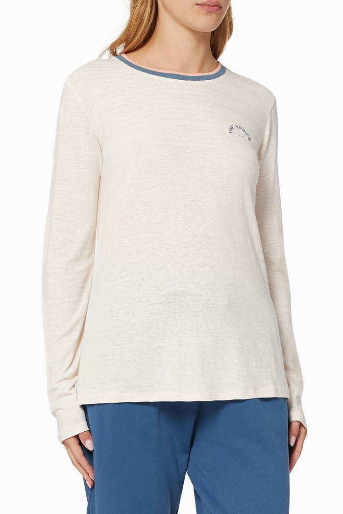 

Mila Crewneck in Cotton Jersey, Neutral