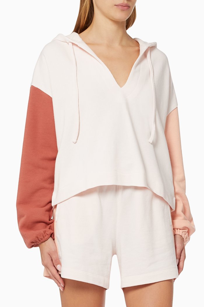 

Litore Noelle Hoodie in Cotton Jersey, Neutral