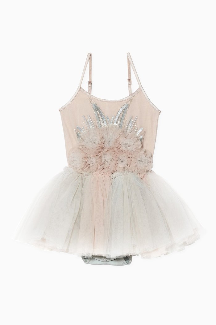 

Bébé Pixie Tutu Dress in Tulle, Neutral