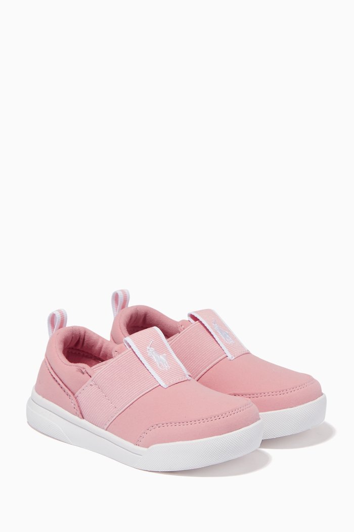 

Kingstyn Slip-on Sneakers in Microsuede, Pink