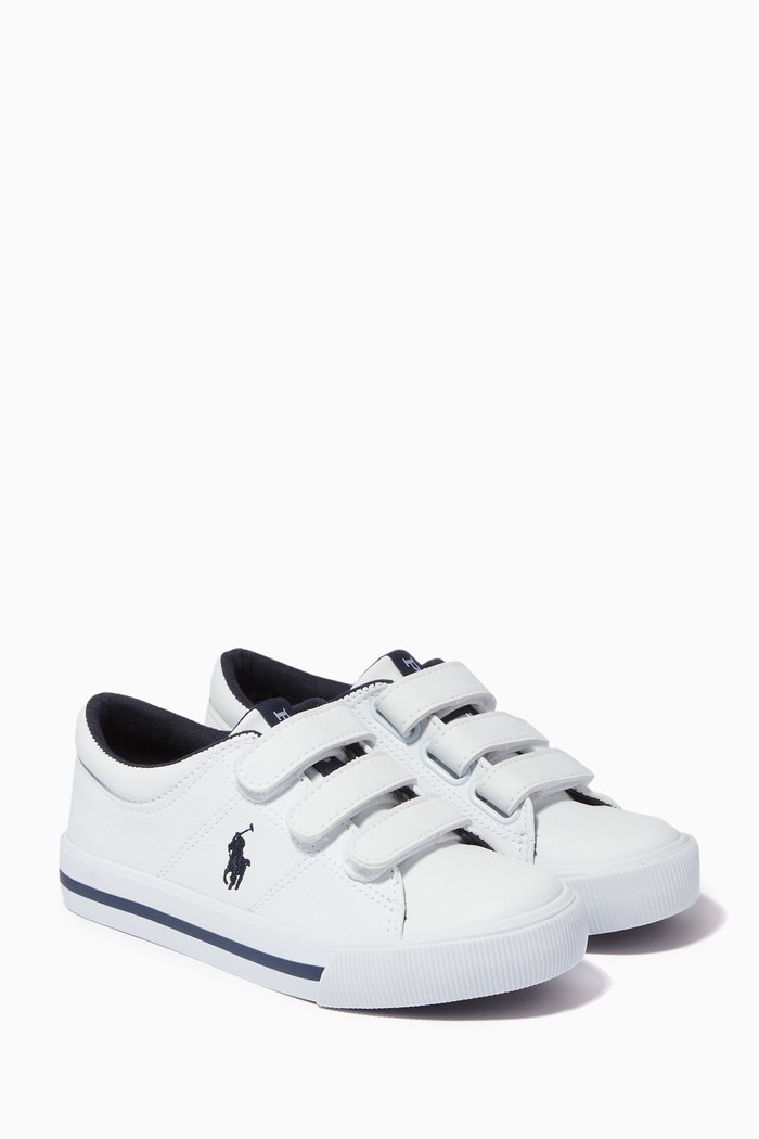 

Elmwood EZ Sneakers in Tumbled Leather, White