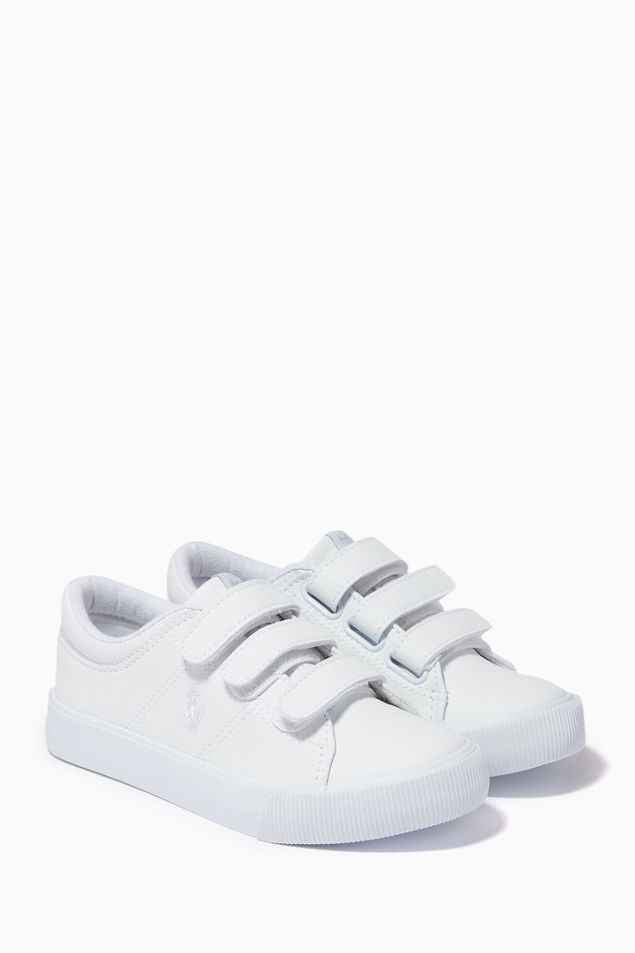 

Elmwood EZ Sneakers in Tumbled Leather, White