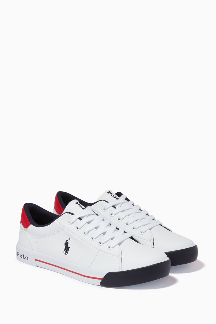 

Graftyn Sneakers in Tumbled Leather, White