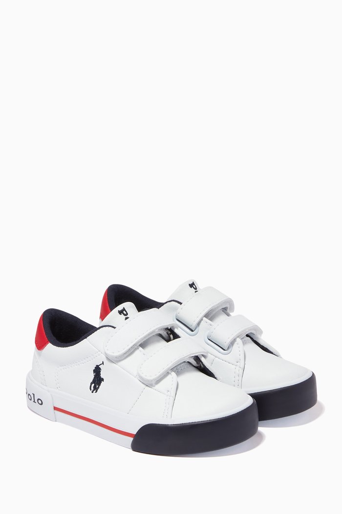 

Graftyn EZ Sneakers in Tumbled Leather, White