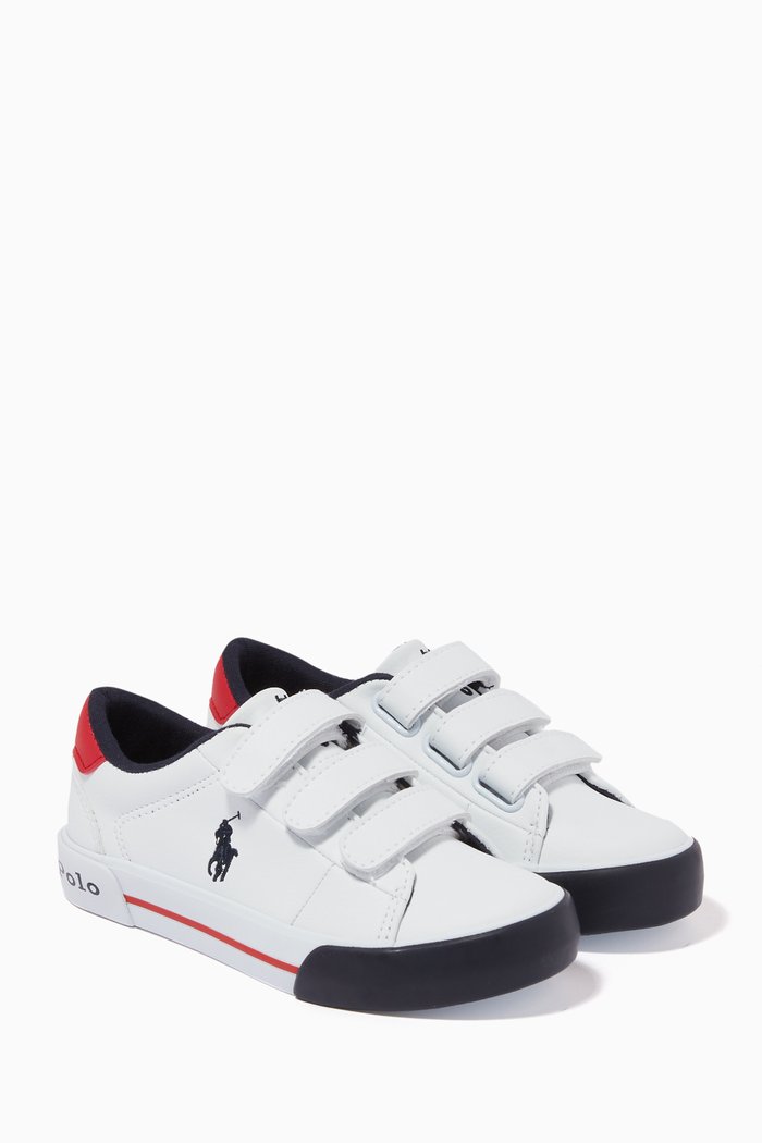 

Graftyn EZ Sneakers in Tumbled Leather, White