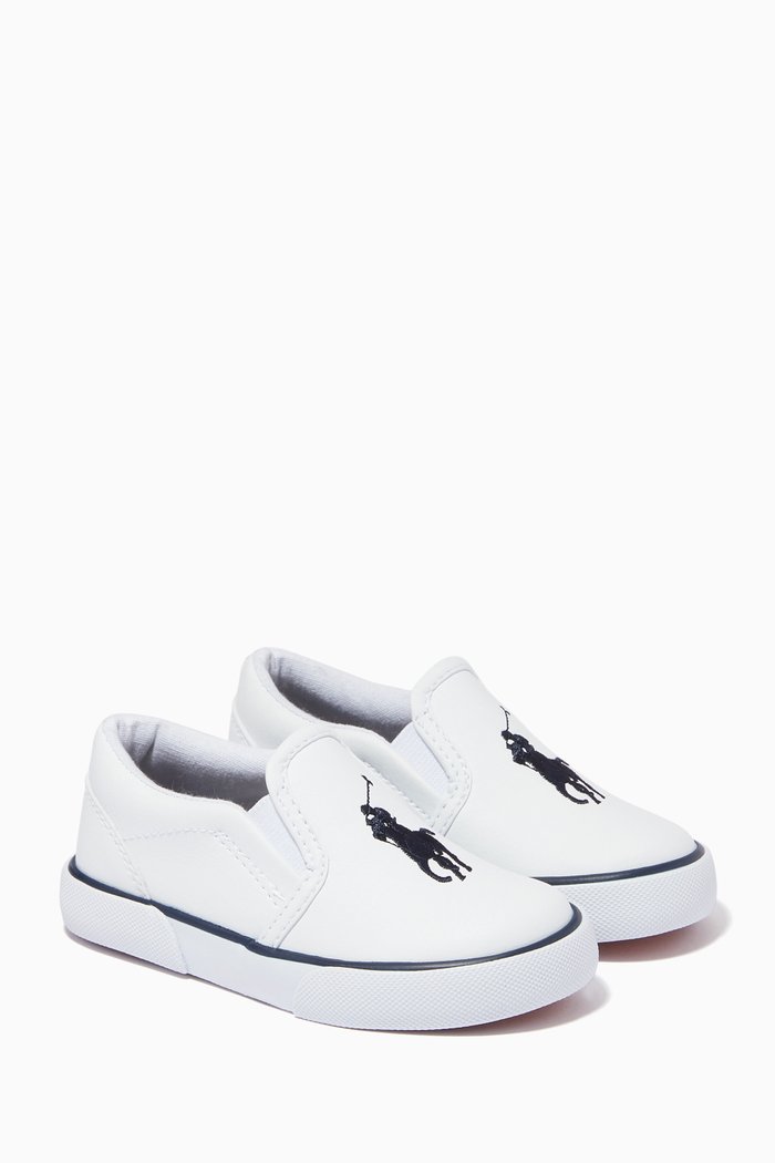 

Bal Harbour III Slip-on Sneakers in Tumbled Leather, White