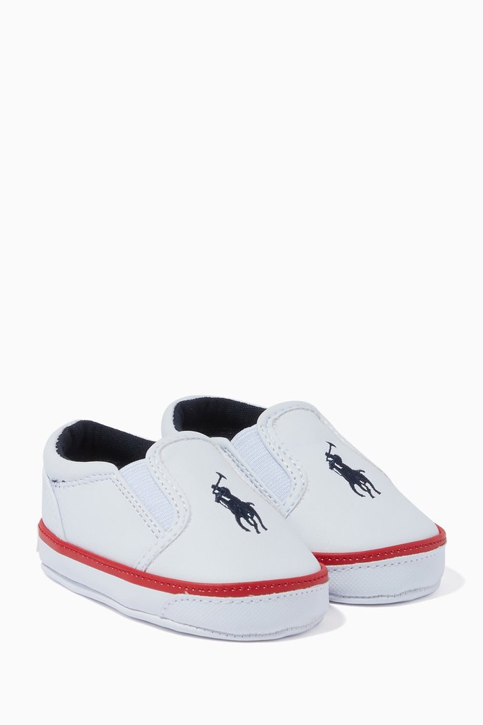 

Bal Harbour III Slip-on Shoe in Tumbled Leather, White