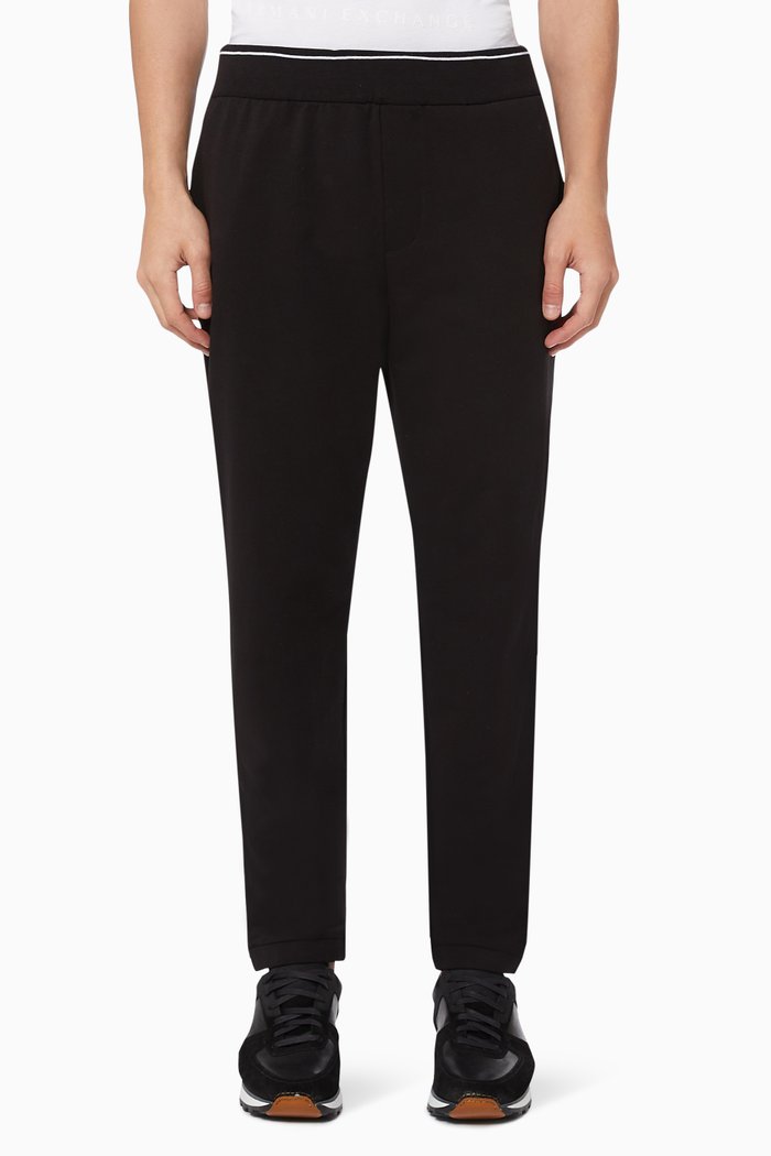 

Sweatpants in Fleece, Black