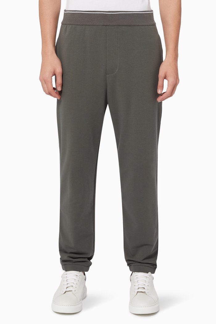 

Sweatpants in Fleece, Green