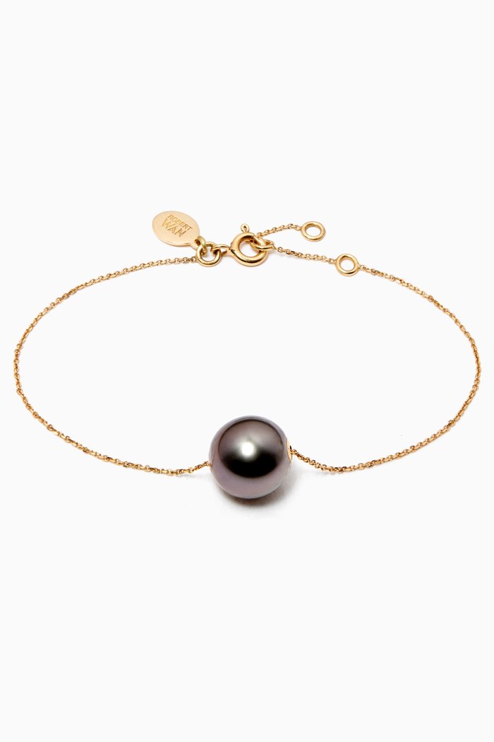 

Links of Love Pearl Bracelet in 18kt Yellow Gold