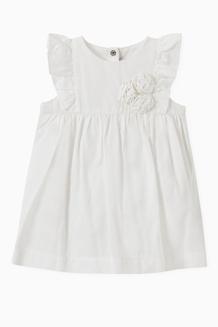 

Formal Dress in Cotton Satin, White
