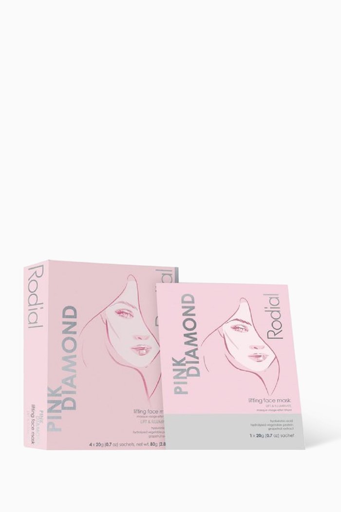 

Pink Diamond Instant Lifting Mask x 4, Colourless