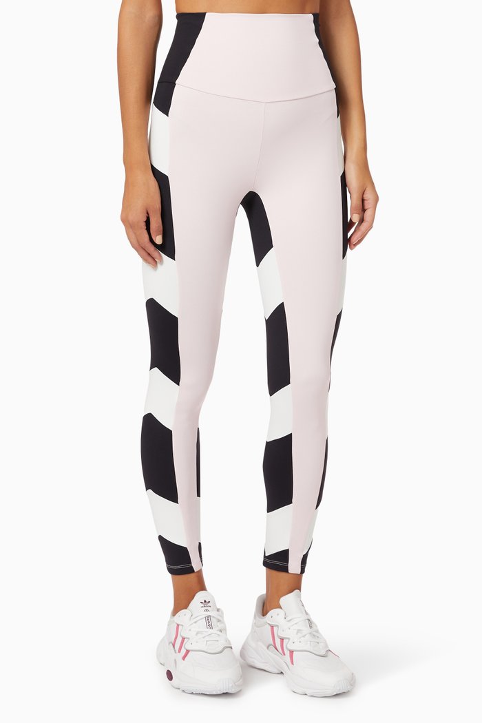 

Double Sided Arrow Leggings in Polyamide, Pink